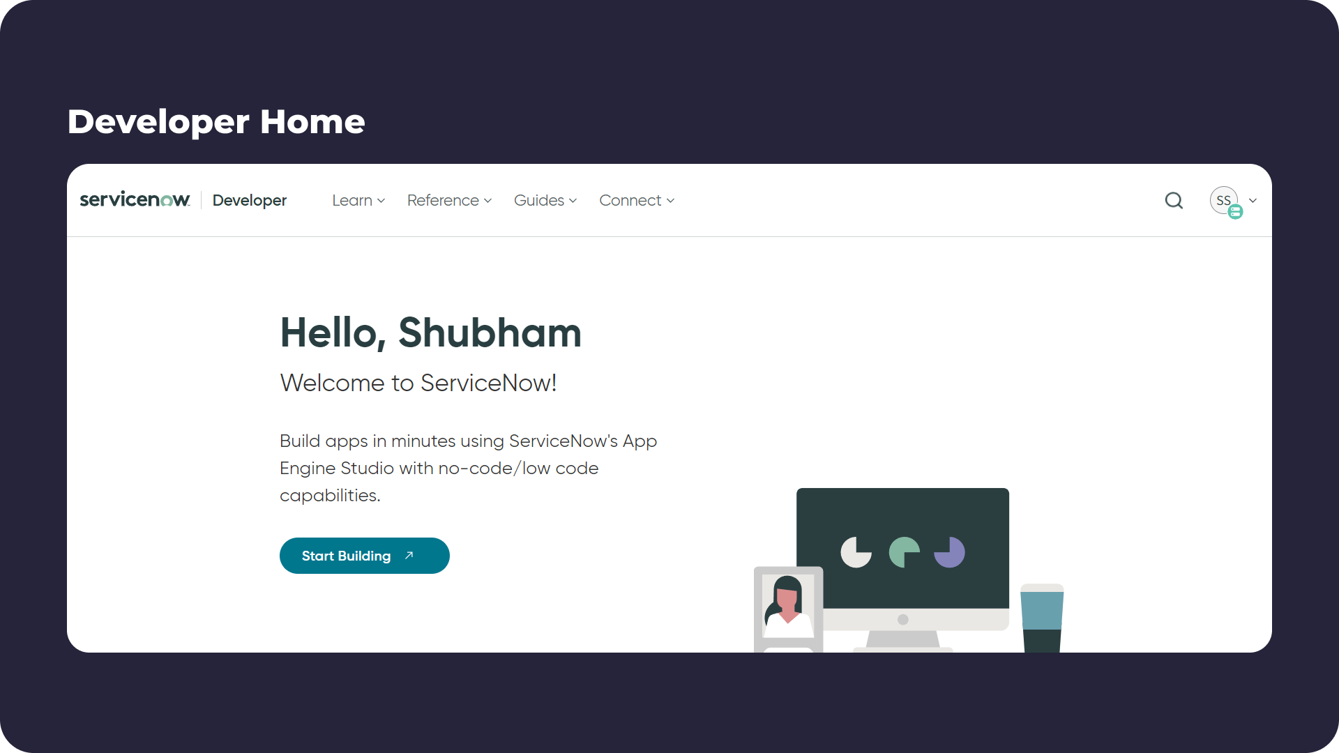 ServiceNow - Developer Home