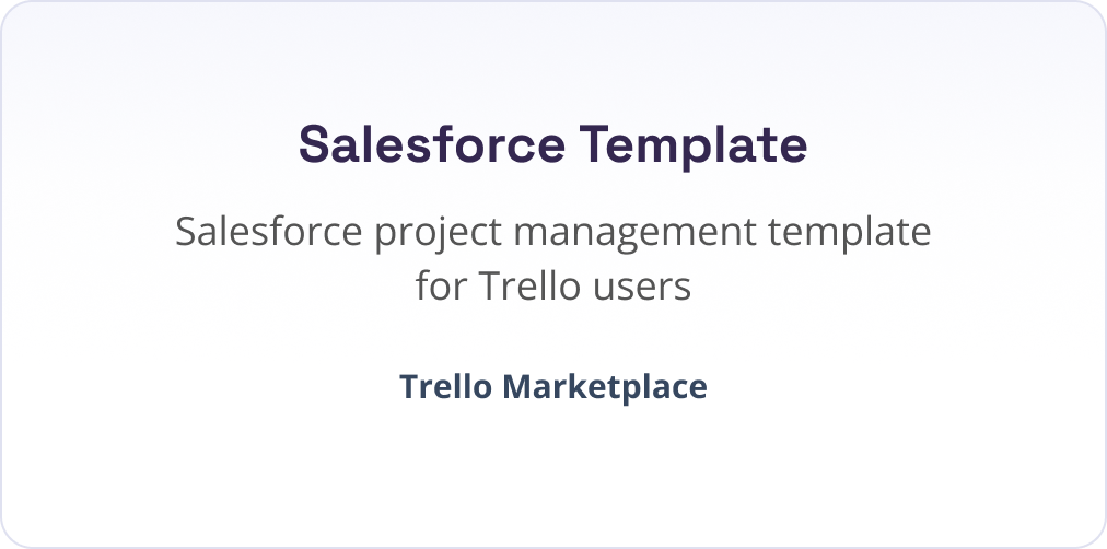 Salesforce Template