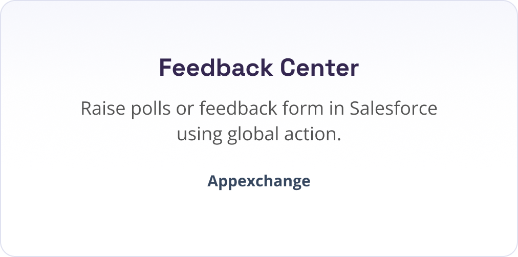 Feedback Center