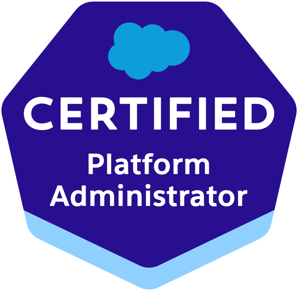 Salesforce Certified Platform Administrator Badge