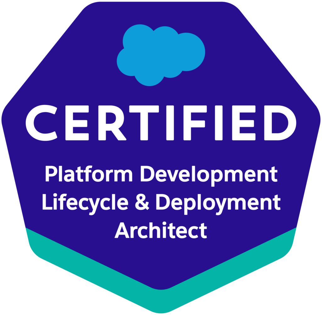 Salesforce Certified Platform Development Lifecycle & Development Architect Badge